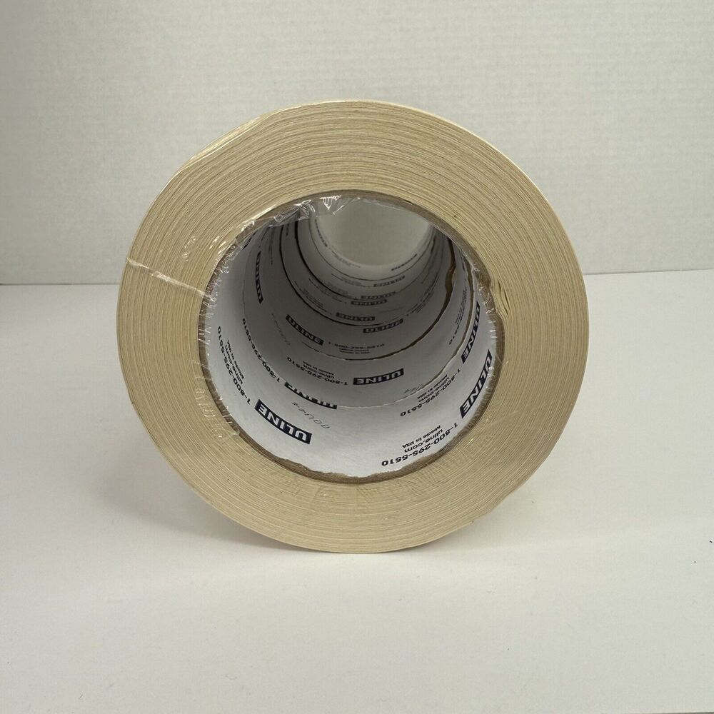 Uline 00U44 2" General Purpose Masking Tape Painters Tape Lot Of 6 NEW 60 Yards - Picture 2 of 4
